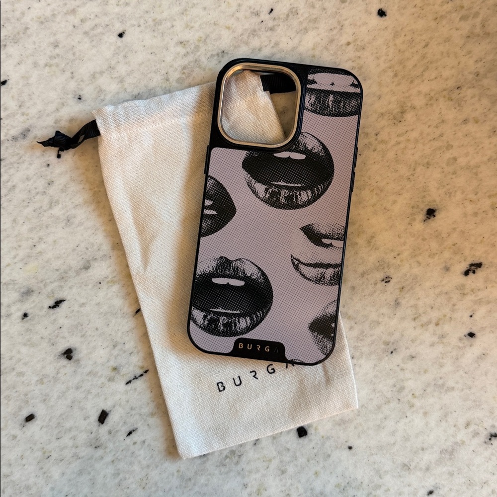 Burga Lips iPhone 14 Pro Max Case